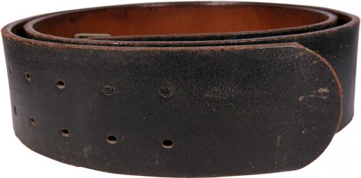 German combat leather belt. Wehrmacht or Waffen-SS- 105 cm