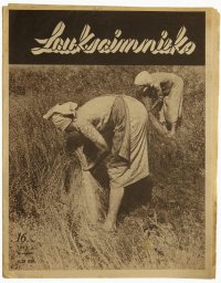 Latvian war time magazine Lauksaimnieks, August of 1943