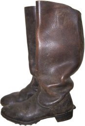 WW2 German dark brown combat boots